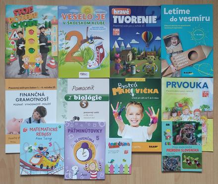 Rôzne pracovné zošity a knihy, 