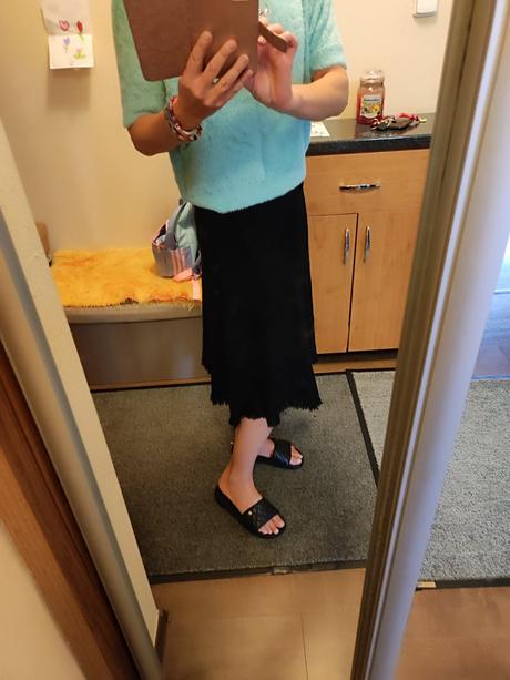 Vlnena sukňa deeppink, m