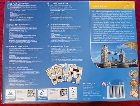 3d puzzle tower bridge, 
