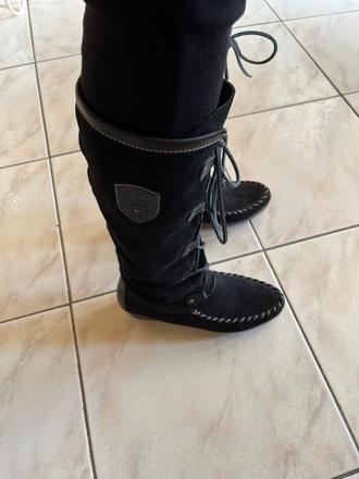 Original tommy hilfiger luxusné čižmy párkrát obut, tommy hilfiger,37