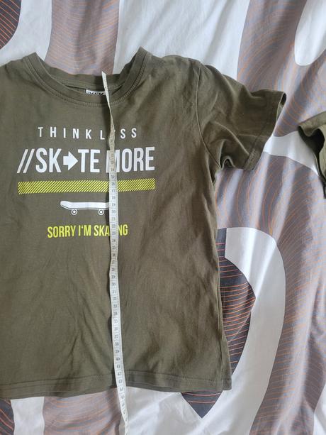 Tričko dvojicky motív skateboard, kik,128