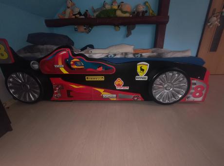 Autíčkova postel, šírka (cm): 90,dĺžka (cm): 200