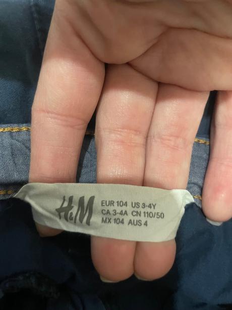 Nohavice, h&m,104