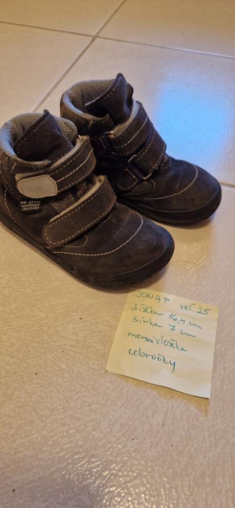 Barefoot jonap veľ. 25 zimná obuv, jonap,25