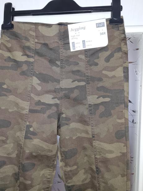 Džegíny, maskáčové, f&f,s