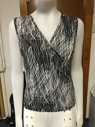 Tričko v zavinovacom štýle, uni, 