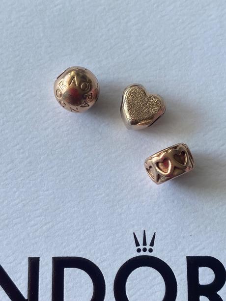 Pandora rosegold koralky, pandora
