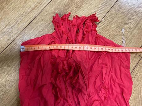 Korálová farba dlhé šaty, xs