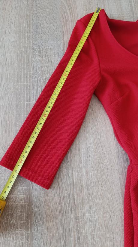 Bershka červené šaty, bershka,m