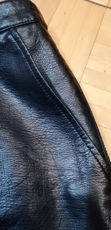 Čierna koženková sukňa, house,xs