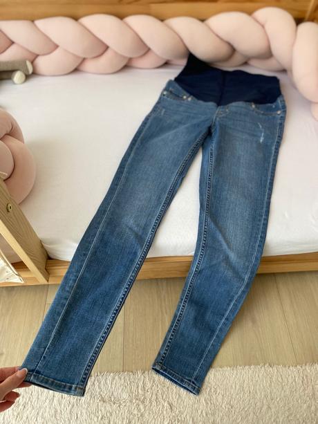 H&m tehotenske skinny petit do 160cm, h&m,s