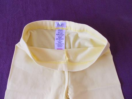 Set 3/4 legíny + blúzka 4-5r, f&f,110