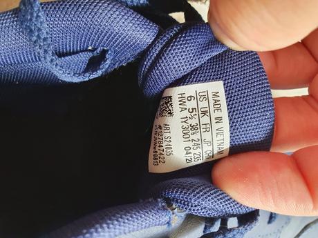 Modré tenisky adidas 38,5, adidas,38