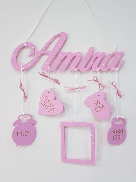 Meno na zavesenie s údajmi a fotorámikom, 