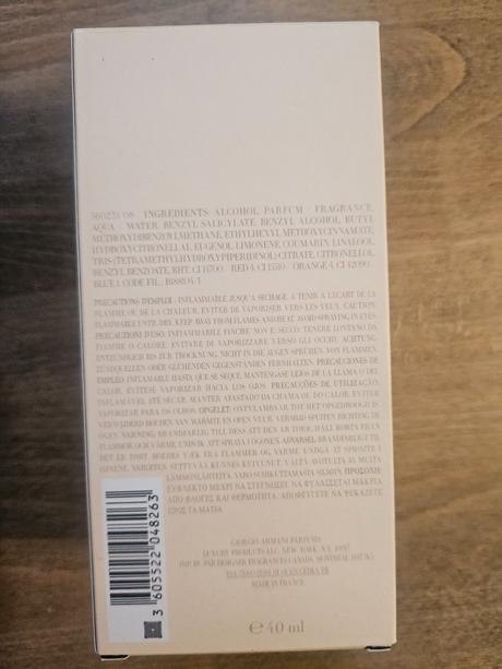 Giorgio armani- sí le parfum, 