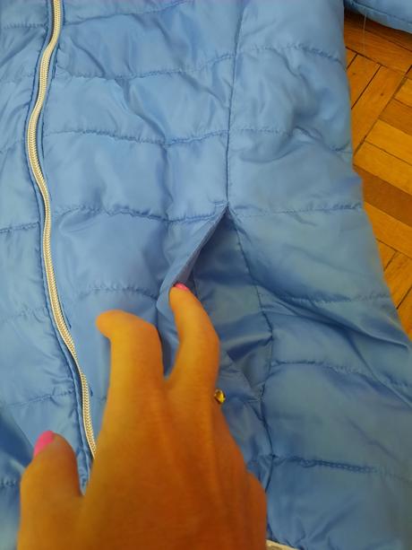 Dievčenská prešívaná bunda, kik,164