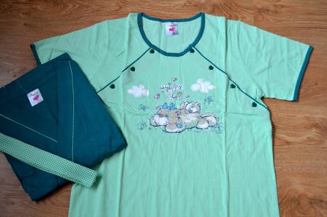 Kojenecká nočná košeľa so županom, vienetta secret,l - xxl