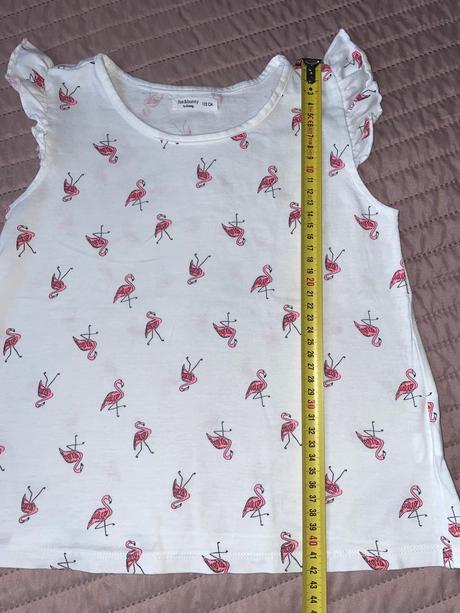 Tričko plameniaky 122, sinsay,122