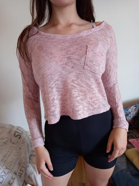 Svetlo ružový svetrík, gate,s