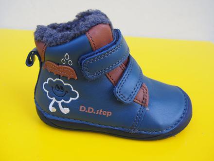 Detské barefoot zimné topánky ddstep 070, d.d.step,21 / 23 / 24 / 25