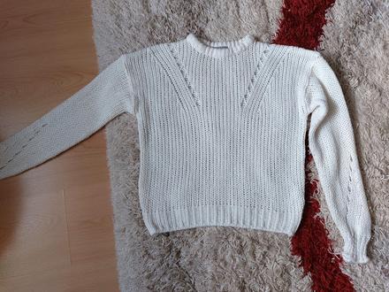 Pleteny owersize svetrik 134/140, 140