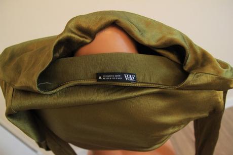 Saténová crop blúzka, zara, s, zara,s