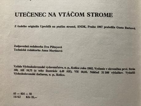 Utečenec na vtáčom strome (1982), 