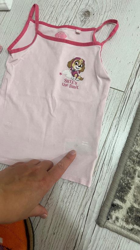 Tielko dievčenské 98/104 6ks, lupilu,98