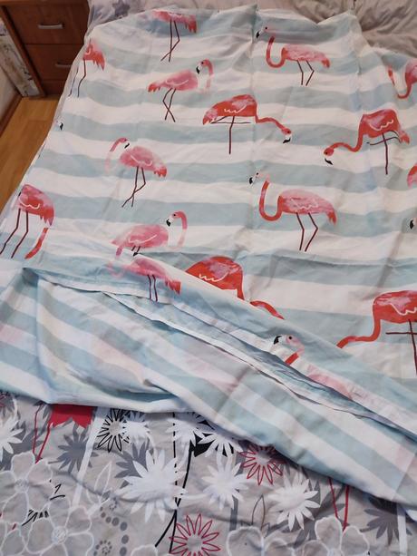 Obliečky s motívom plameniaka, šírka (cm): 130,dĺžka (cm): 190