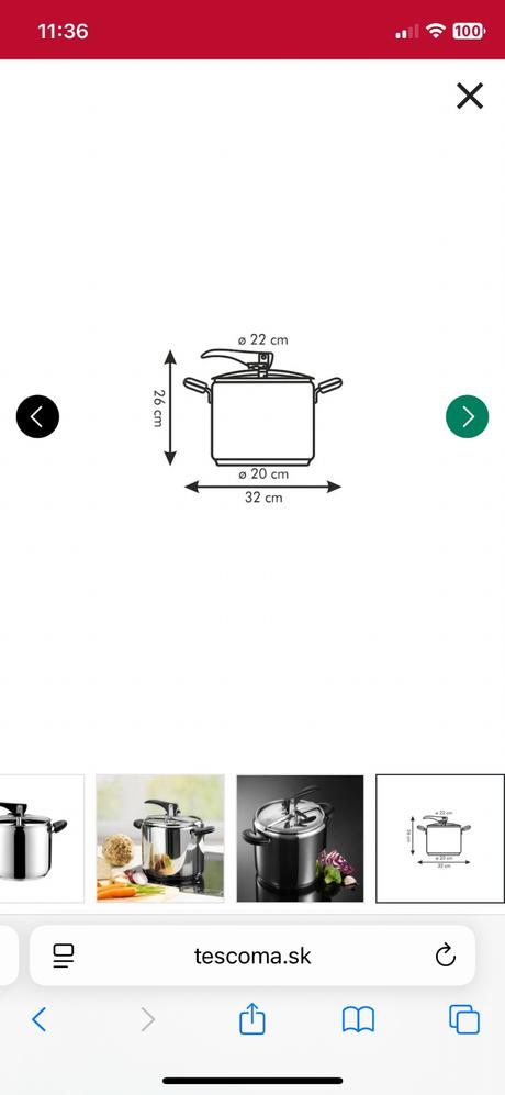 Tescoma magnum 7l tlakový hrniec, 