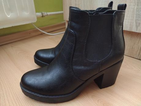 Čierne kotníkové topánky, graceland,40