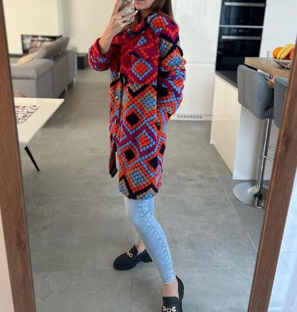 Hrubá košeľa-mandala, 