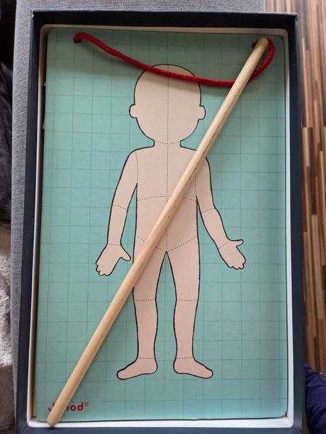 Magnetická stavebnica ľudské telo janod, 