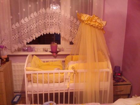 Mantinel +baldachyn+obliečky do postielky, 