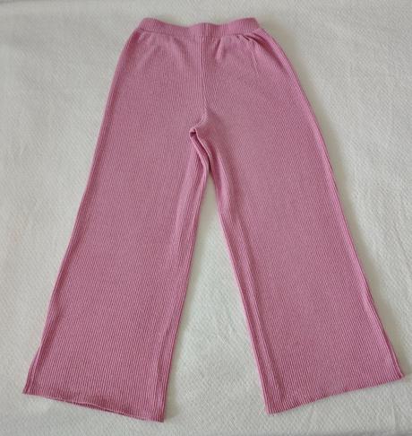 Wide leg úpletové nohavice, reserved,158