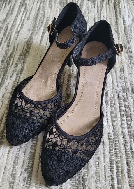 Damske čipkované lodičky, 37