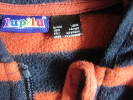 Fleece mikina, lupilu,116