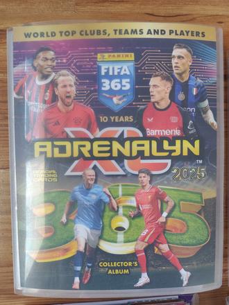 Futbalové kartičky adrenalyn - fifa 365 2025, 