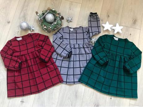 Šaty la bambola vianočné, 98