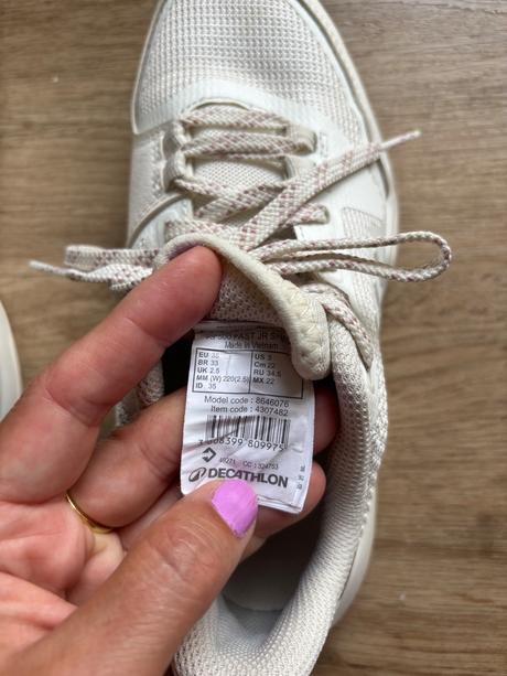 Tenisky telesná/tenis, decathlon,35