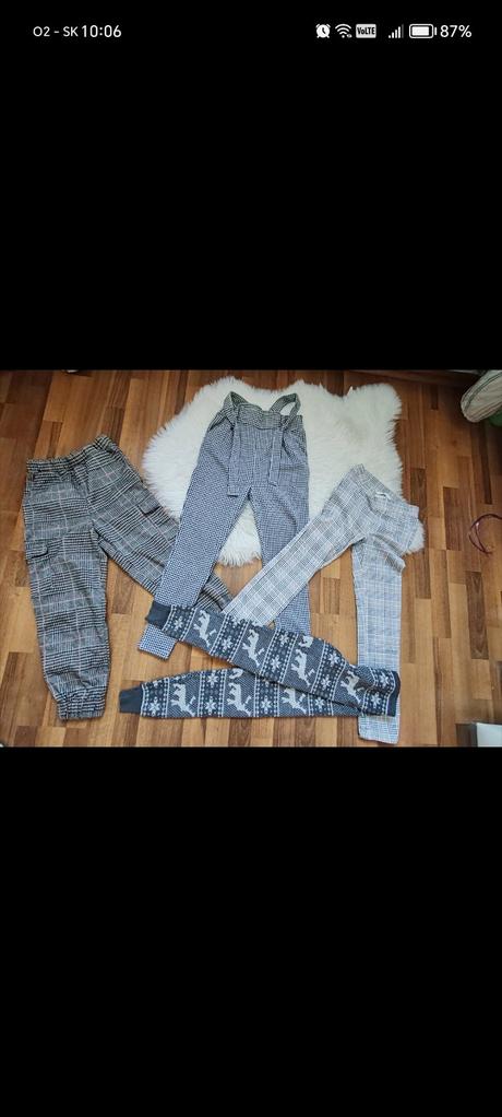Nohavice, h&m,140