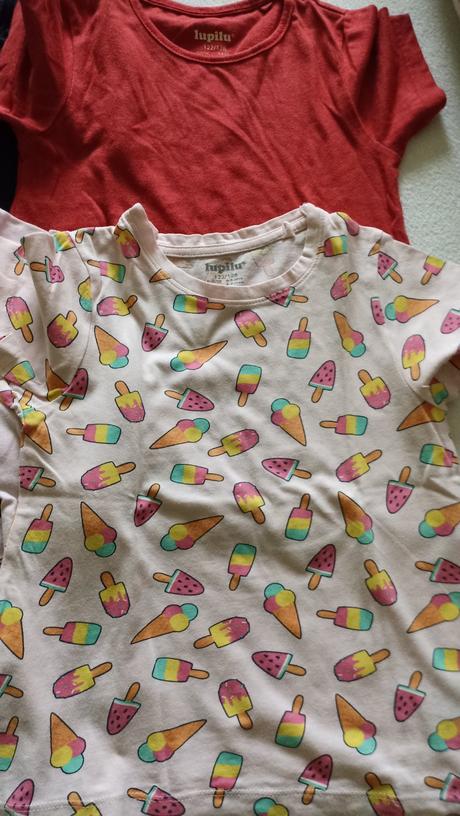 10x tričko s krátkym rukávom 122/128, lupilu,122