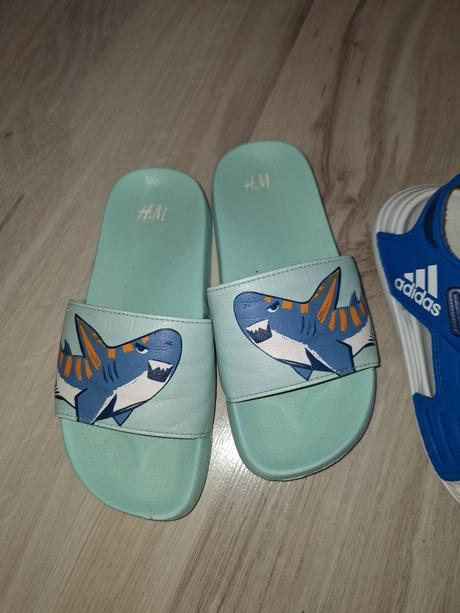 Adidas sandále +h&m šľapky, adidas,31