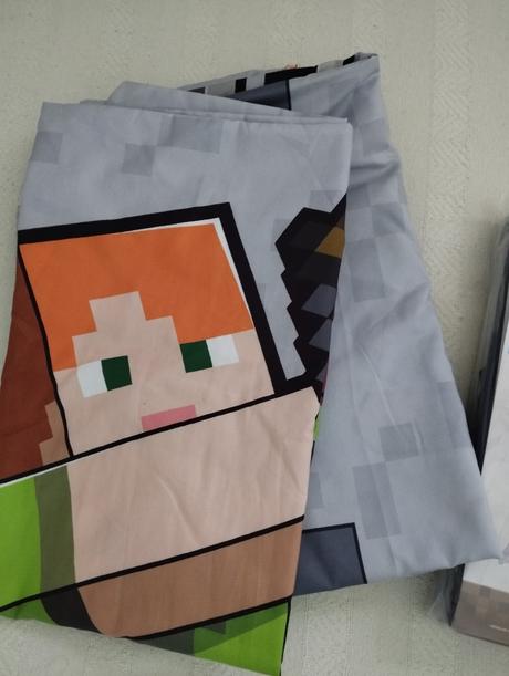 Minecraft obliečky na posteľ nova + rozbalena, šírka (cm): 90,dĺžka (cm): 200