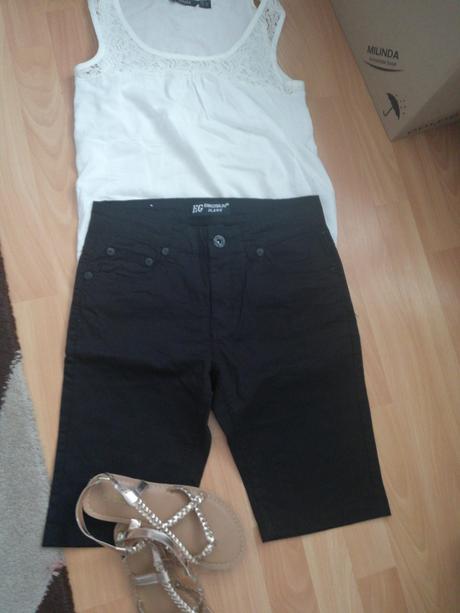 Tmave kratke nohavice s, adams,164