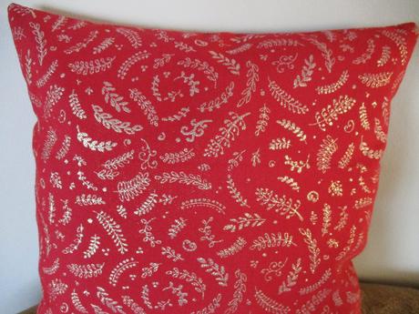 Vianočná obliečka so zlatým lurexom, 