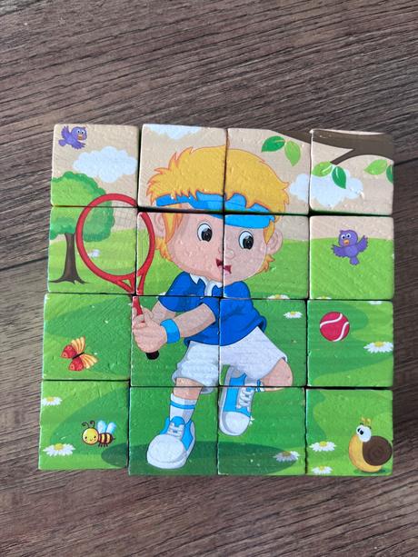 Drevené kocky športy, 