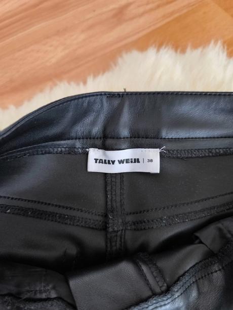 Koženkové nohavice, tally weijl,38