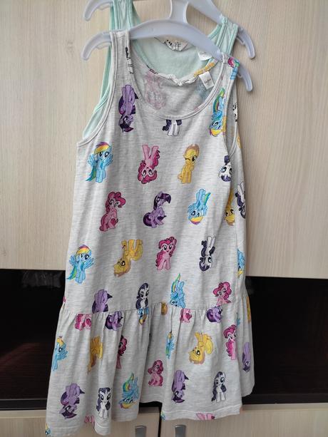 Šaty my little pony 110/116 alebo 98/104, h&m,116
