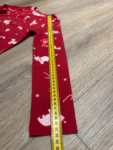 Vianočné pyžamko h&m 122/128, h&m,122